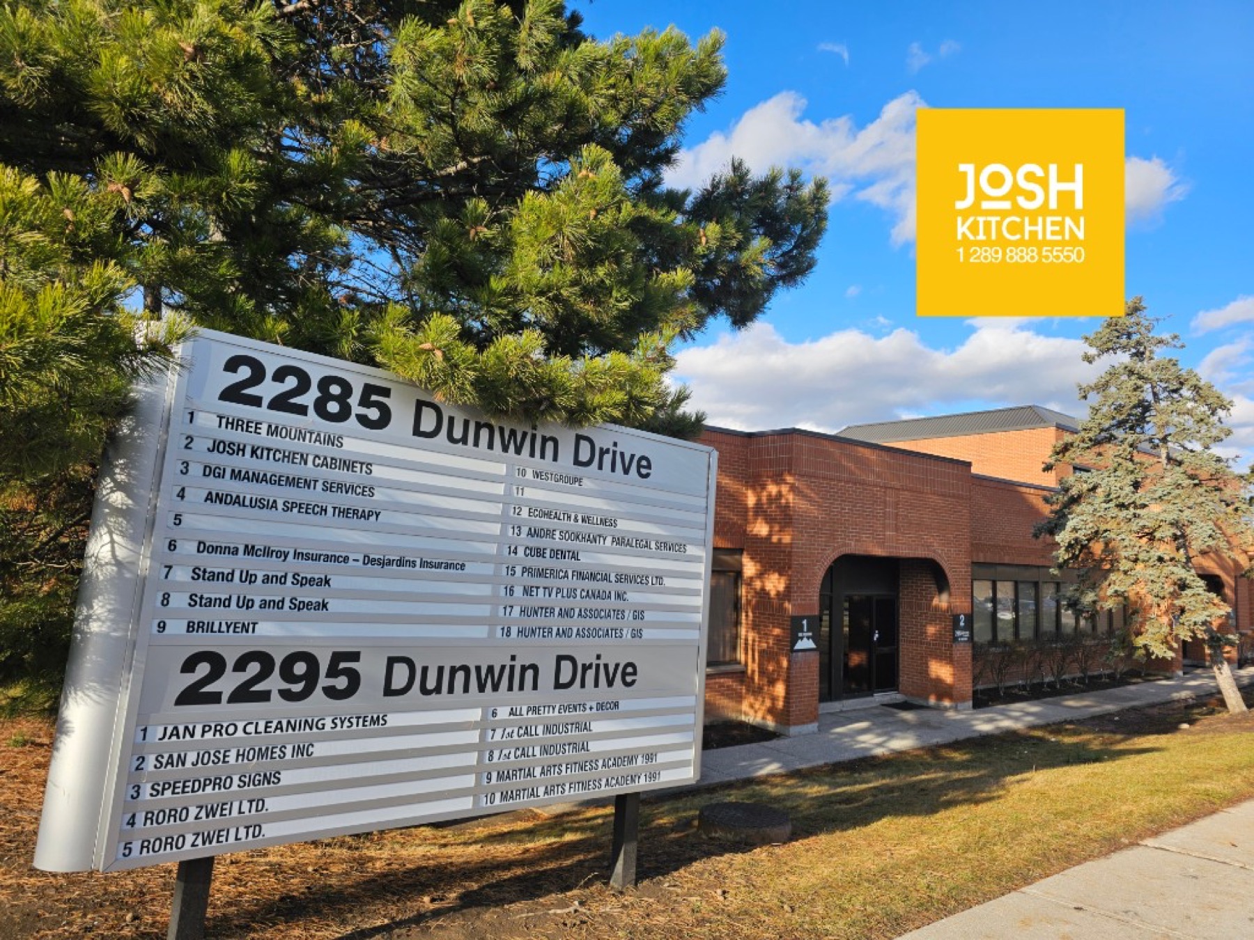 Josh Kitchen 展厅位置：2285 Dunwin Drive Unit 2